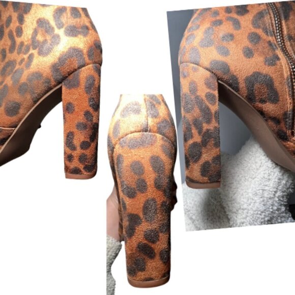 STEVE MADDEN Leopard Editor Ankle Boot Size 6.5 - Picture 11 of 12
